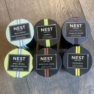 Nest New York 6 Luxury Petite Votives
Grapefruit Bamboo Moroccan
Amber Wellness